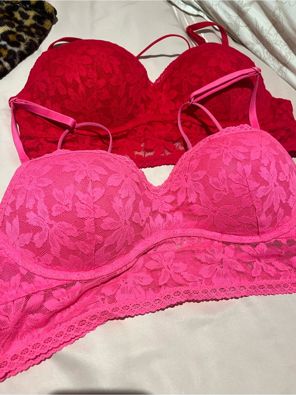 SET OF TWO Victoria’s Secret Bralettes